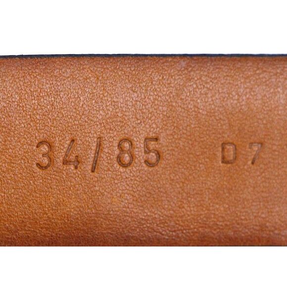 Cole Haan BLACK GENUINE LEATHER 1 1/8"Wd CASUAL DRESS MEN'S BELT Sz 34/85 (B35 - Picture 8 of 15